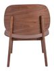 Zuo® Modern Priest Walnut Lounge Chair-3
