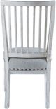 Elements International Condesa White Wing Slat Dining Side Chair-2
