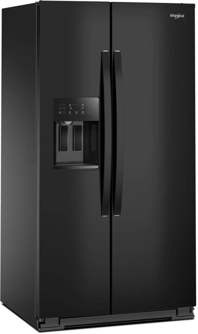 Whirlpool® 36" 28 Cu. Ft. Black Side-by-Side Refrigerator-4