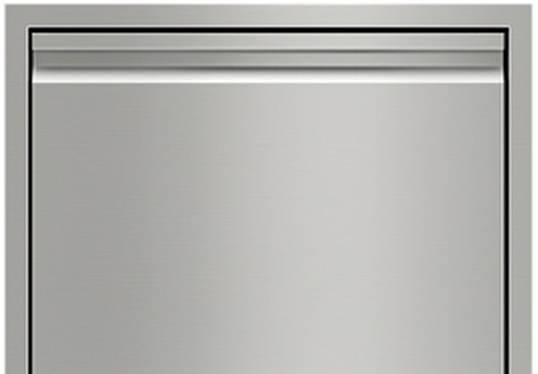 Wolf® 24" Stainless Steel Left Hinge Tall Dry Storage-1