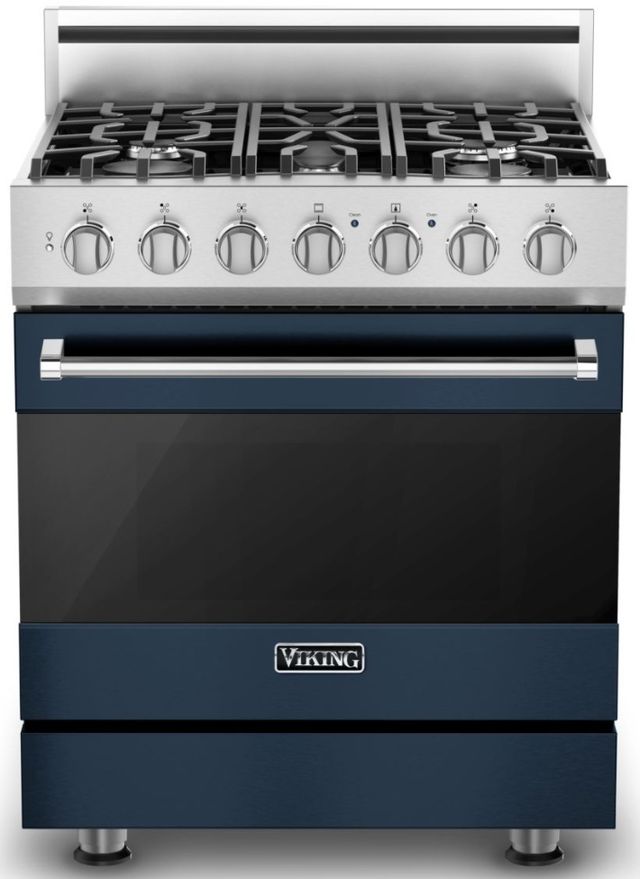 Viking® 3 Series 30" Slate Blue Pro Style Dual Fuel Range-0
