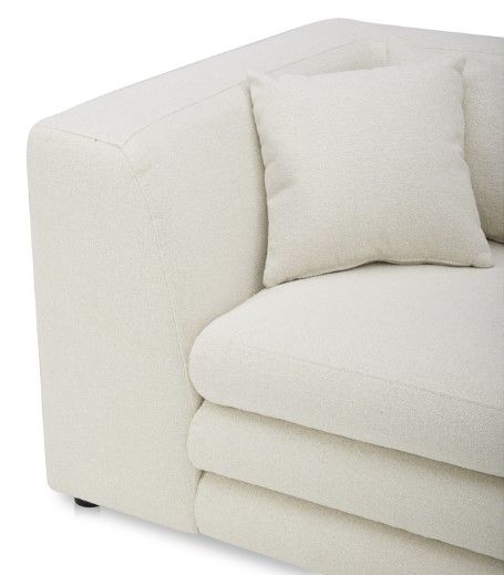 Moe's Home Collection Lowtide 3-Piece Warm White Modular Sofa-2