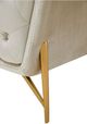 VIG Furniture Divani Casa Stella Beige Velvet Sofa-4