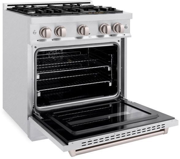 ZLINE Classic 30" Satin Stainless Steel Pro Style Gas Range-3