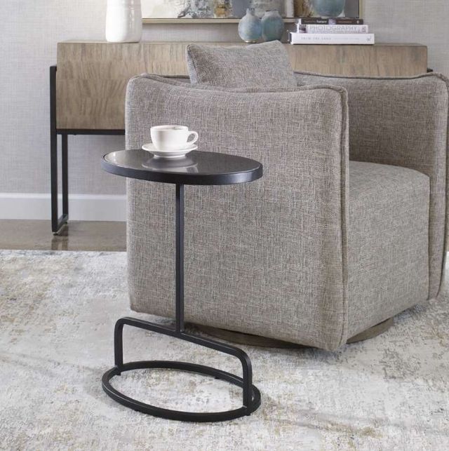 Uttermost® Jessenia Black Accent Table-1