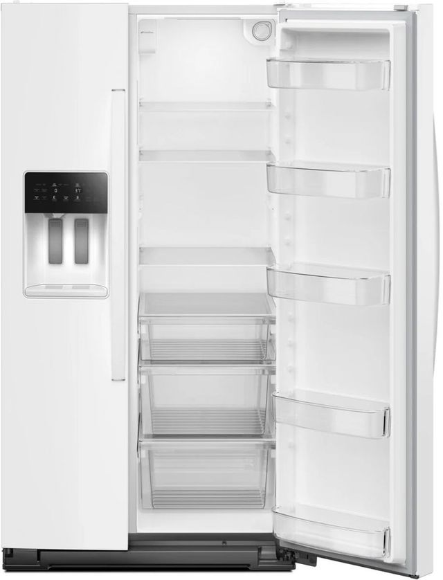 Whirlpool® 36" 28 Cu. Ft. White Side-by-Side Refrigerator-2