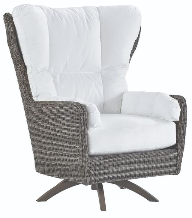 Lane Venture® Cocoon Light Gray High Back Swivel Lounge Chair-0