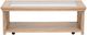 Magnussen Home® Coventry Honey Maple Rectangular Shelf Cocktail Table with Casters-1