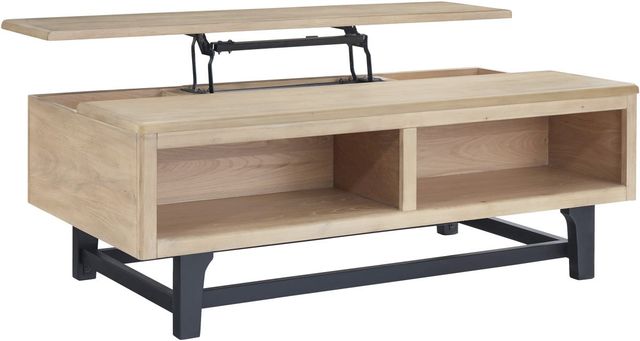 Signature Design by Ashley® Freslowe Light Brown Lift-Top Coffee Table-2