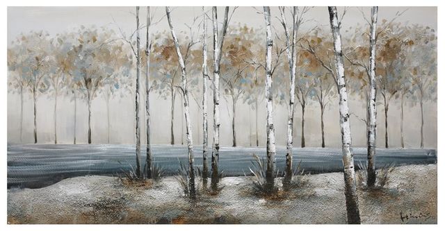 YHD Birch Alley Wall Art-0