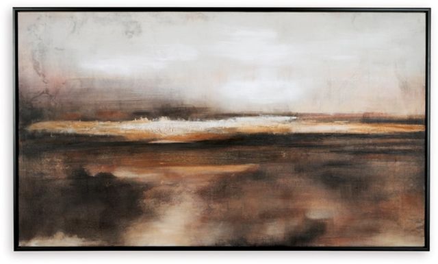 Signature Design by Ashley® Drewland Black/Brown/Orange Wall Art-1