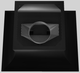 Vent-A-Hood® Designer Series 36" Black Island Range Hood-3
