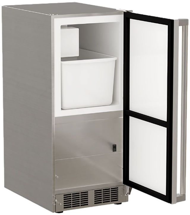 Marvel 15" Stainless Steel Outdoor Crescent Ice Maker-1