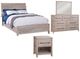 American Woodcrafters 2810 Aurora 4-Piece Whitewash Queen Sleigh Bedroom Set-0