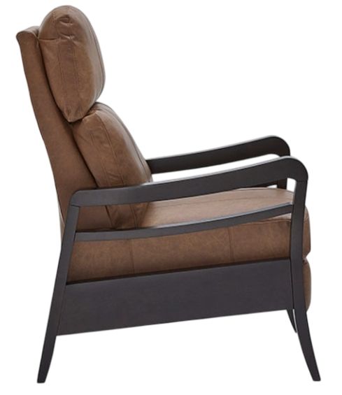 Best® Home Furnishings Customizable Ryberson Leather Manual High Leg Recliner with Dark Walnut Legs-2