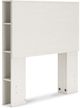 Signature Design by Ashley® Aprilyn 4-Piece White Twin Bookcase Headboard Set-1