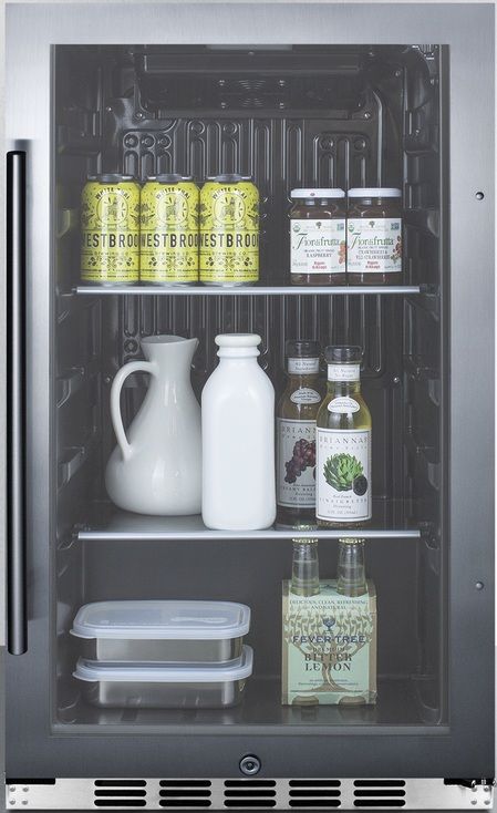 Summit® Commercial 3.1 Cu. Ft. Stainless Steel Beverage Center-1