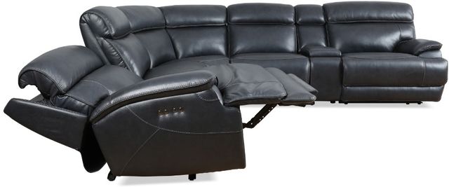Parker House® Forum 6-Piece Blueberry Power Reclining Sectional-2