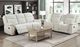 Homelegance® Dean Beige Double Manual Reclining Loveseat with Center Console-1