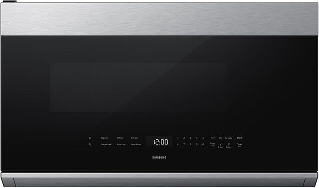 Samsung 30" 2.1 Cu. Ft. Black Over the Range Microwave with Dual Ventilation-0