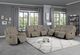 New Classic® Home Furnishings Lucerne Tobacco Glider Recliner Chair-1
