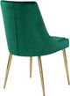 Meridian Furniture Karina Green/Gold Velvet Dining Chair-2