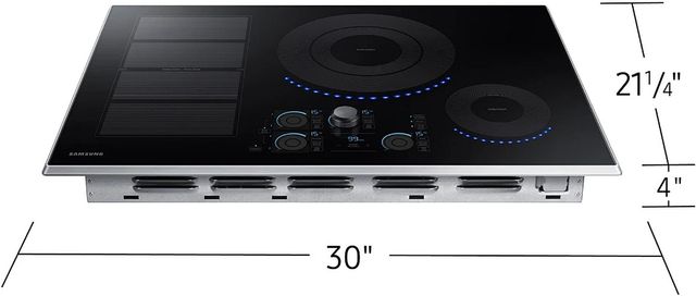 Samsung 30" Black Stainless Steel Induction Cooktop-3