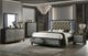 New Classic® Home Furnishings Radiance 4-Piece Black Pearl California King Panel Bedroom Set-1