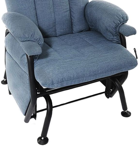 PEL International AGE 76 Series Blue Manual Recliner-1