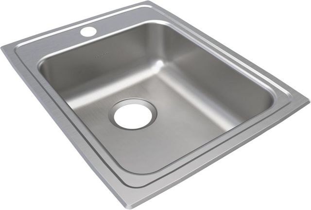 Elkay Lustertone® Classic Lustrous Satin 17" x 22" x 6" OS4-Hole Single Bowl Drop-In ADA Sink-0