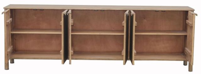 Nest Home Collections Nora Antique Natural Long Cabinet-3