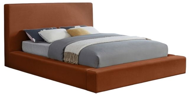 Meridian Furniture Dorian Cognac Full Upholstered Panel Bed-0