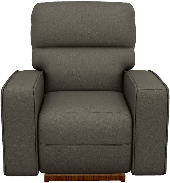 La-Z-Boy® Maddox Smoke Power Rocking Recliner with Headrest and Lumbar-1