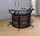Coaster® 3-Piece Black/Smoke Bar Unit-4