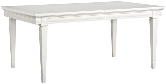 Magnussen Home® Willowbrook Egg Shell White Rectangular Dining Table-0