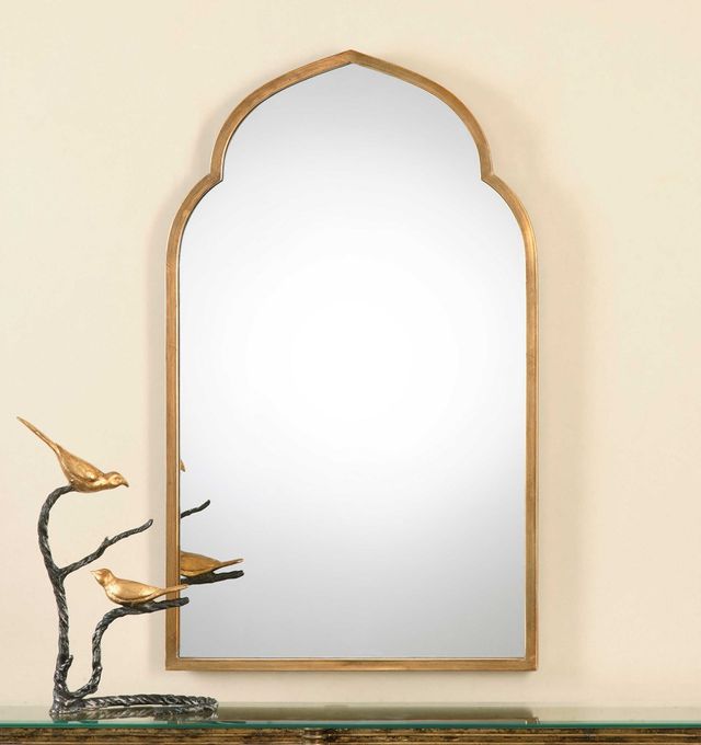 Uttermost® Kenitra Antique Gold Arch Mirror-1