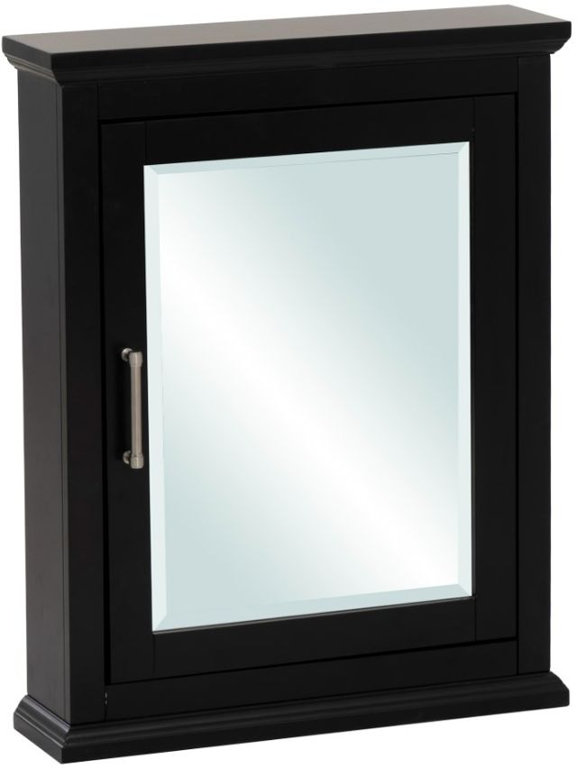 Linon Scarsdale Black Medicine Cabinet-0