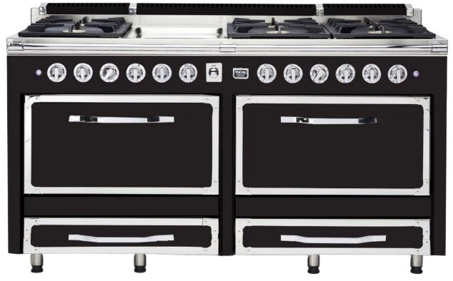 Viking® Tuscany 66” Onyx Pro Style Dual Fuel Range with Griddle-0