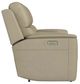 Flexsteel® Henry Beige Power Reclining Loveseat with Console and Power Headrests-3
