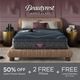 Beautyrest® World Class Hybrid™ Level Four 14" Medium Apex Pillow Top Queen Mattress-0