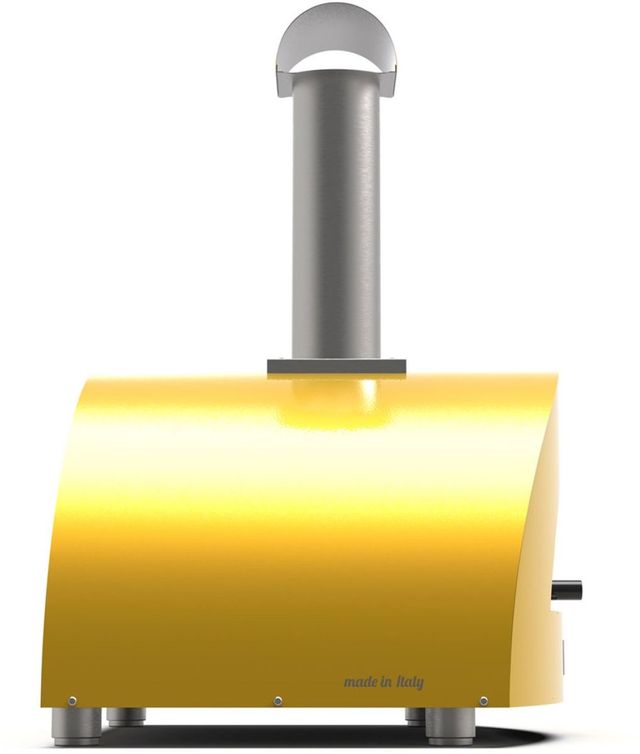 Alfa Moderno 2 Pizze 38" Fire Yellow Wood Pizza Oven-3