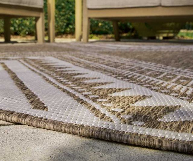 Signature Design by Ashley® Dunsler Brown/Cream 5' x 7' Area Rug-2