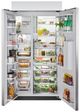 Sub-Zero® Classic Series 42" 24.0 Cu. Ft. Stainless Steel Built In Side-by-Side Refrigerator/Freezer with External Ice and Water Dispenser-2