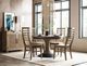 Kincaid® Modern Forge Lindale Sandy Brown Dining Table with Black Base-2