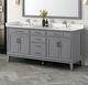 Furniture of America® Almeria Gray/White Vanity Set-0