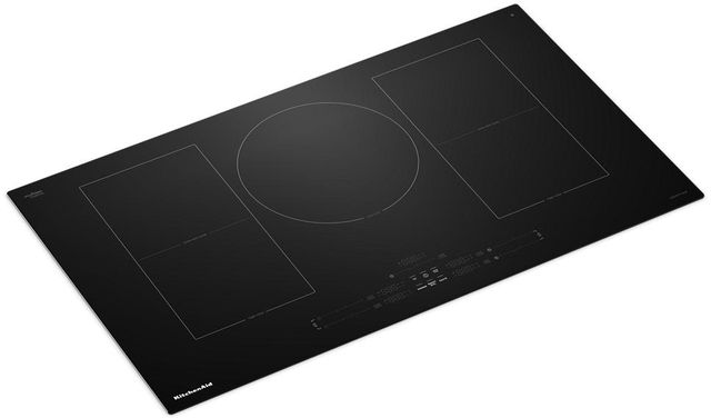 KitchenAid® 36" Black Temp Cook™ Induction Cooktop with 5 Cooking Zones-1