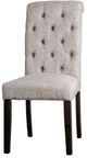 Furniture of America® 2-Piece Alfred Antique Black/Light Gray Side Chair Set-2
