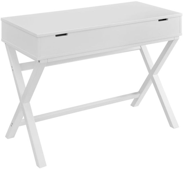 Linon Peggy White Writing Desk -0