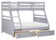 Homelegance® Sloane Gray Twin/Full Bunk Bed-4