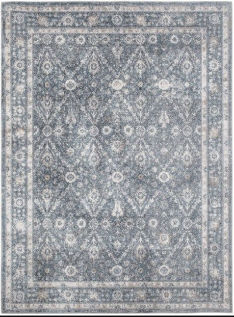 Nourison Home™ Astra Machine Washable Dark Blue 5'x7' Area Rug-0